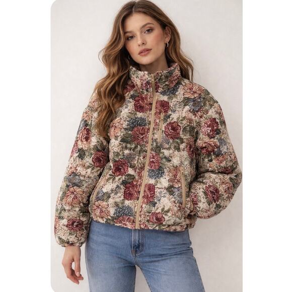 Sofie The Label Jackets & Blazers - Sofie The Label Tapestry Vintage Inspired Coat Jacket Multi Size Small
